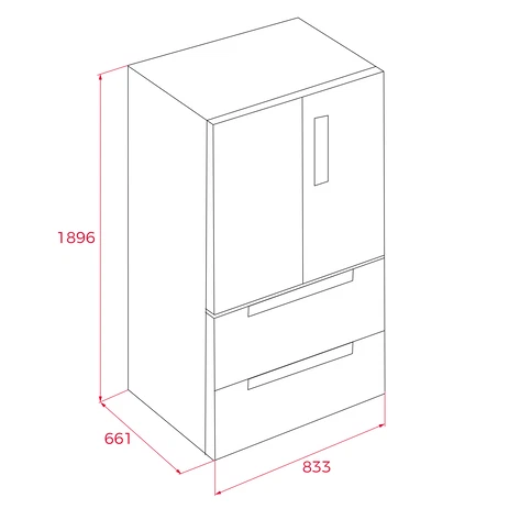 Refrigerador french door RFD-77825 acero - Teka - Imagen 3